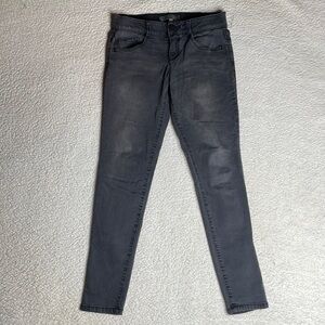 Wit & Wisdom Stretch Denim Elastic Waist Size 2 Gray comfy